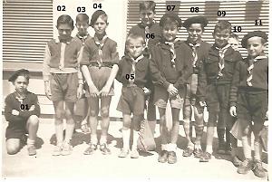 SCOUTS DE FRANCE 9 EME ORAN 1-9eme Oran - Meute St Augustin 1956